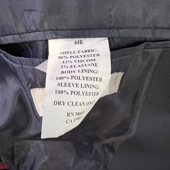 NWT NORDSTROM Navy Blue Blazer (44R) - Picture 7 of 9